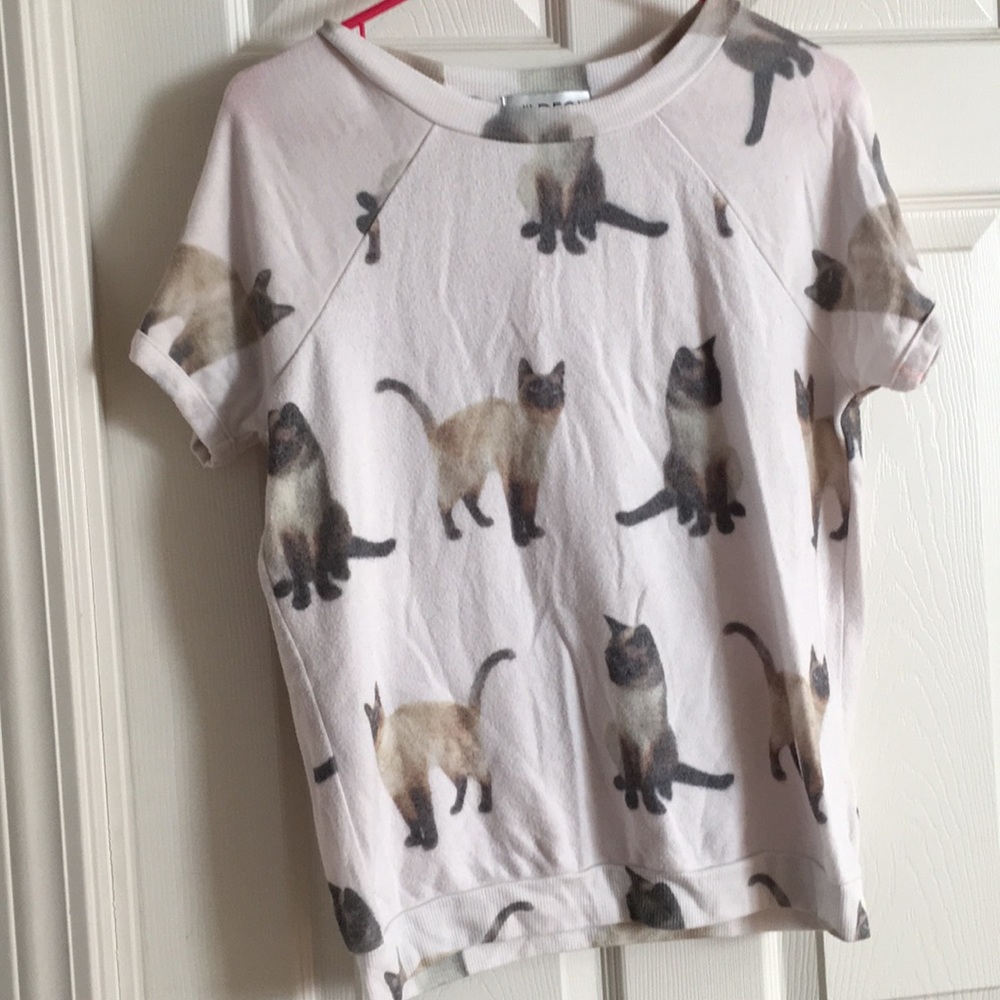 Wildfox Siamese shirt